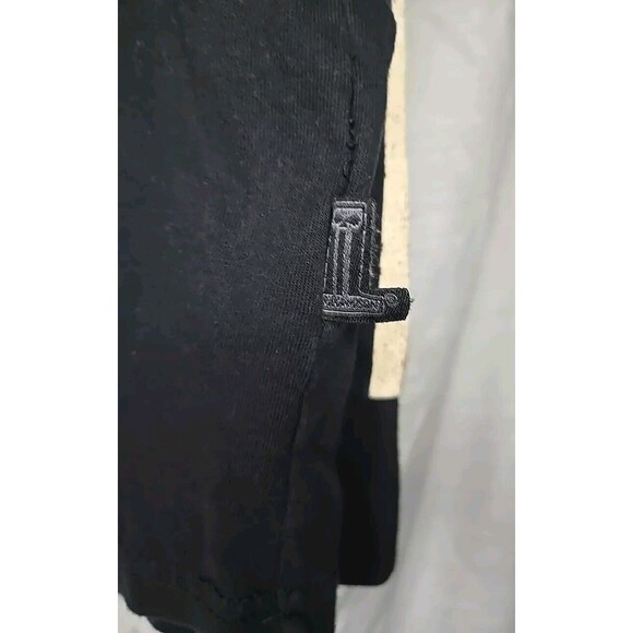 Harley Davidson Mens Shirt, Sz Large Black Orange White Stripe No. 1 Patch - Picture 5 of 9